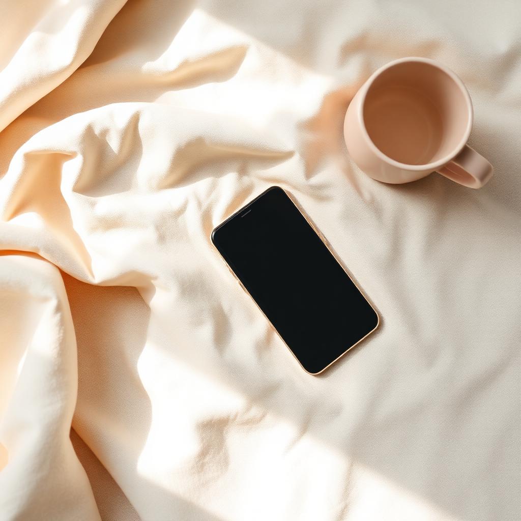 Habits app resting on cream linen — a study in calm software